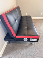 Futon Convertible Sofa w Bluetooth