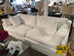 White slip cover sofa for sale