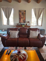 Leather Recliner Sofa