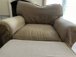 Sofa-U-Love Oversized Chair and Ottoman
