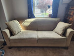 7ft Tan Sofa Couch