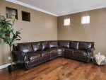Beautiful Leather Sectional Sofa