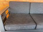 Outdoor sectional sofa w/ fire pit