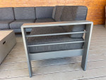 Outdoor sectional sofa w/ fire pit