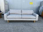 West Elm Eddy 82" sofa gray
