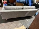 West Elm Eddy 82" sofa gray
