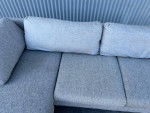 West Elm Eddy Flip Sofa Sectional Feather Grey