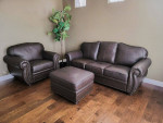 Leather Sofa Set