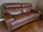 Power Reclining Leather Sofa Set