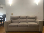 Leather looking fabric Sofa (Menlo Park)