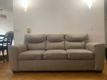 Leather looking fabric Sofa (Menlo Park)