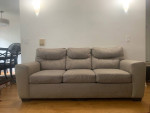 Leather looking fabric Sofa (Menlo Park)