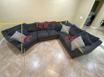 Sectional Sofa with Cuddler