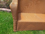 Outdoor Wicker Love Seat Sofa 58" X 32" X 32" Tall
