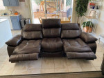 leather sofa recliner