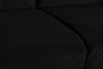 New Black Velvet Sofa