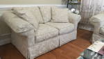 2 Piece living room set, sofa, love seat, ottoman