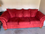 Red sofa