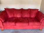 Red sofa