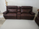 Dual reclining/rocking sofa and loveseat