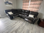 Leather Reclining Sectional Sofa