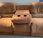 Reclining sofa, very comfortable