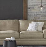 Top grain leather sofa chair