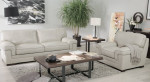 Top grain leather sofa chair