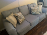 WAYFAIR AMICON LIGHT BLUE SOFA COUCH LIKE NEW