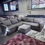 Crate & Barrel Couch 6pc Modular Sectional Sofa (Delivery Available)