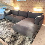Modern Sectional L Shape Sofa Couch (Delivery Available)