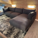 Modern Sectional L Shape Sofa Couch (Delivery Available)