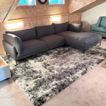 Modern Sectional L Shape Sofa Couch (Delivery Available)
