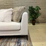 Modern L Shape Sectional Sofa Couch (Delivery Available)
