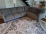 Mid-Century Modern 3 Piece Sectional Sofa
