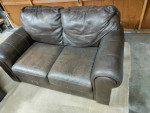 Ashley Furniture Leather Sofa And Loveseat Couch
