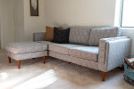 Albany Park "Albany" Sofa + ottoman for sale