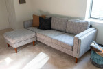 Albany Park "Albany" Sofa + ottoman for sale