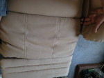 Sofa and love seat all 4 sides recliner almost New!