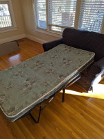Fold out love seat sofa/twin bed