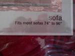 SOFA SLIP COVER-NEW