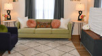 Rowe Sofa Green - Beautiful like new