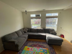 Used - Bonaterra Charcoal 127" 2 Piece Sectional with Right Arm Facing Sofa Chai