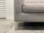 Like New CB2 Modern Upholstered Sectional Sofa