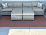 7 Piece Outdoor Wicker Patio Modular Sectional Sofa Set!
