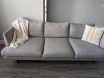 Upholstered sofa 84"