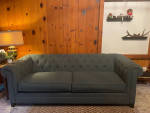 Living Spaces Cheaterfield Sofa