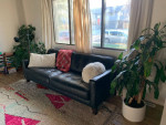 Genuine leather couch sofa mcm
