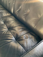 Genuine leather couch sofa mcm