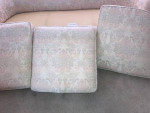 HENREDON Off White Sofa Couch